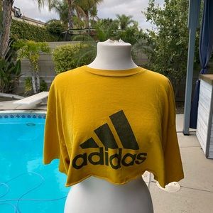 Vintage adidas cropped tee